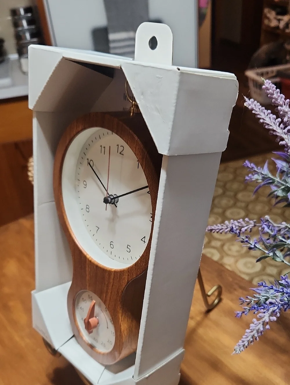 HEARTH&HAND KITCHEN CLOCK with TIMER